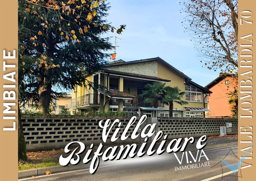 Villa Bifamiliare in Vendita a Limbiate – Via Lombardia 70