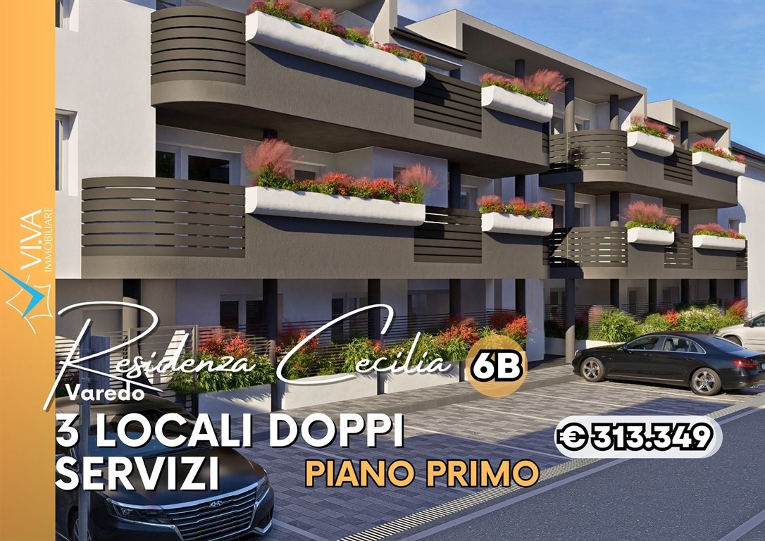 Trilocale 6B Doppi Servizi, Cucina Abitabile - R E S I D E N Z A C E C I L I A -